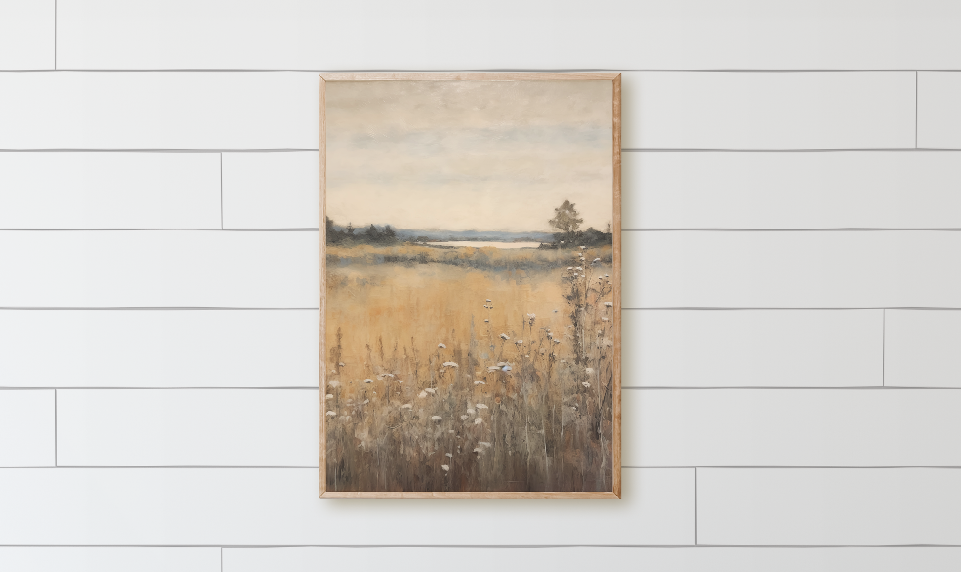 Colors of Autumn Wood Framed Sign -