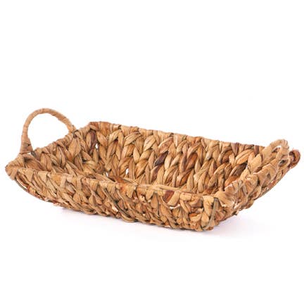 RECT HYACINTH TRAY SH -