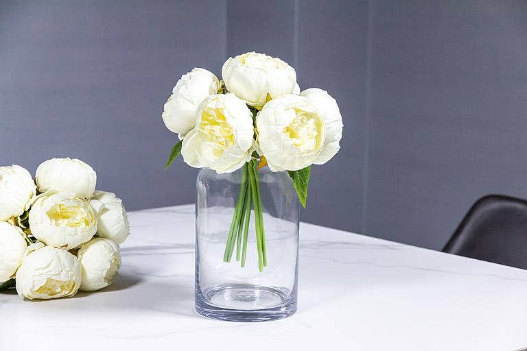Full Peony Bouquet - 10"H -