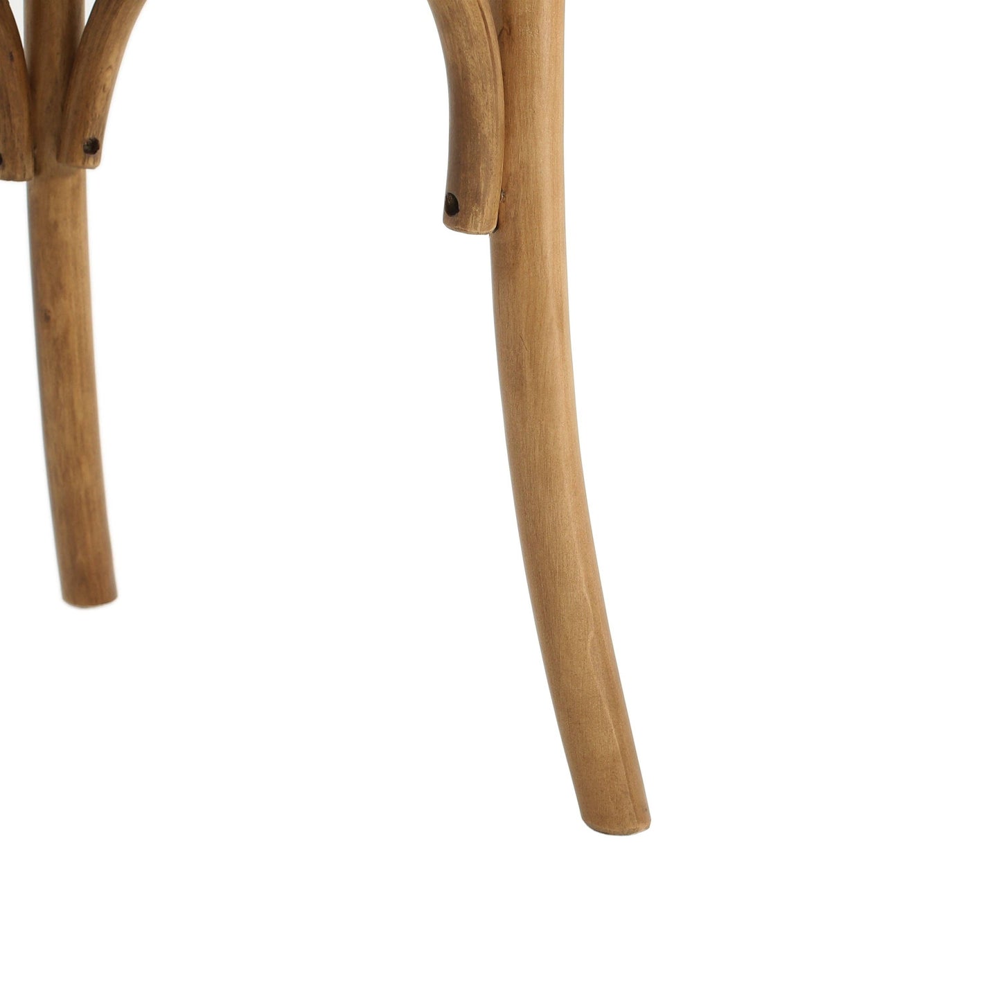 Light Brown Vintage Style Dining Chairs Set of 2 -