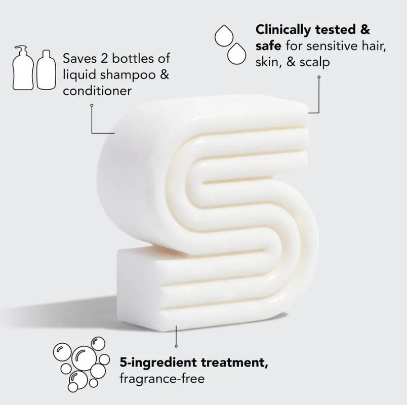 Ultra Sensitive Shampoo & Body Wash Bar Fragrance Free -