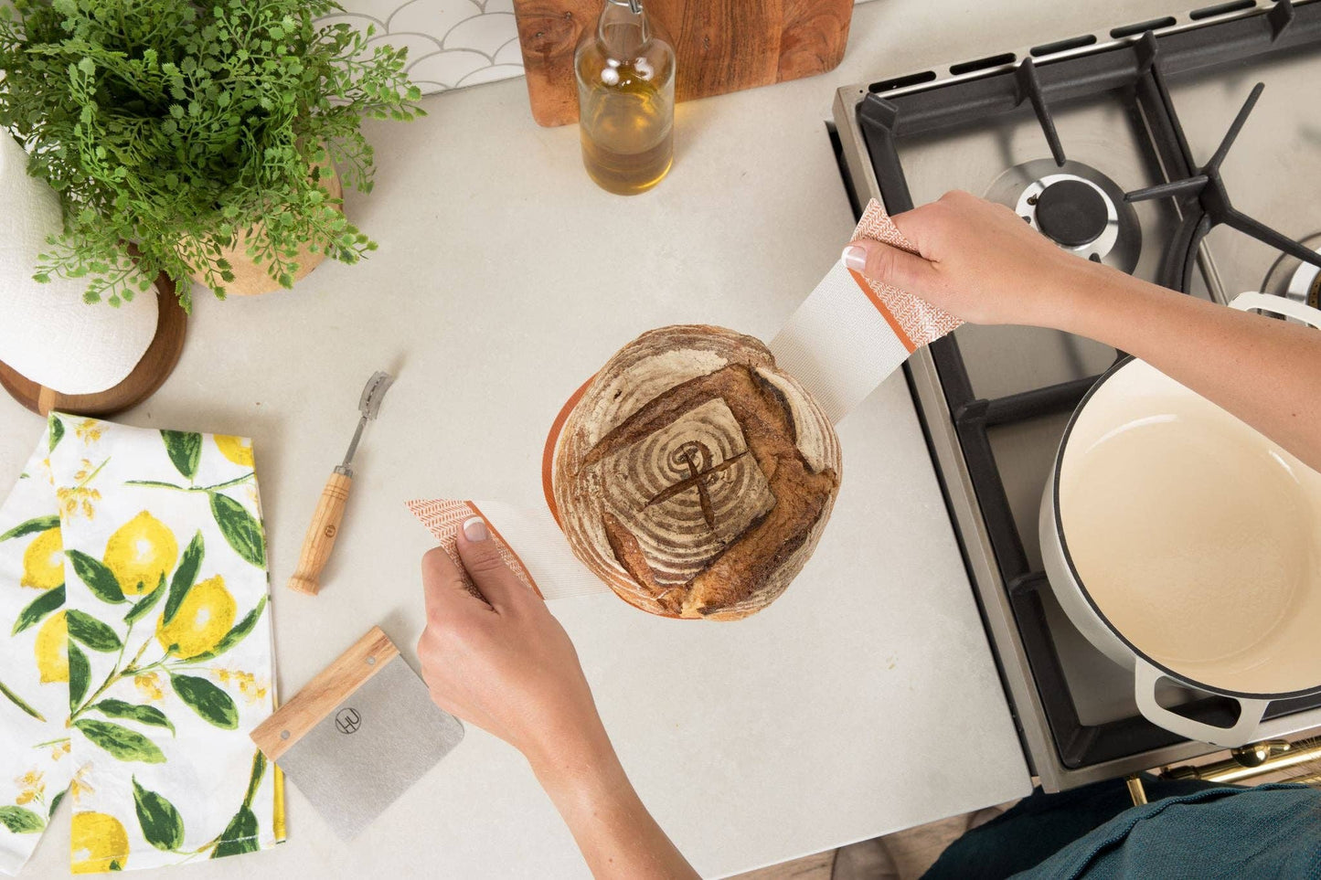 Silicone Bread Sling for Dutch Ovens | Non-Stick Baking Mat -