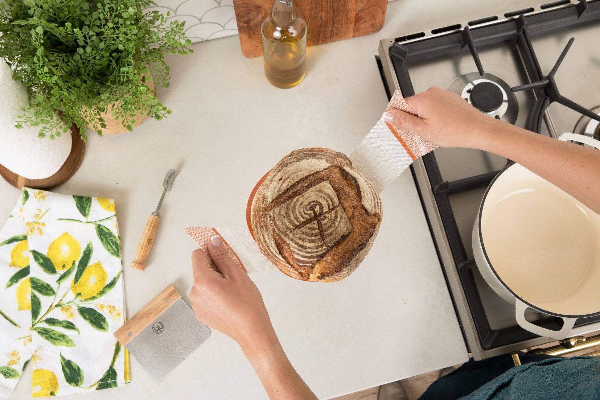 Silicone Bread Sling for Dutch Ovens | Non-Stick Baking Mat -