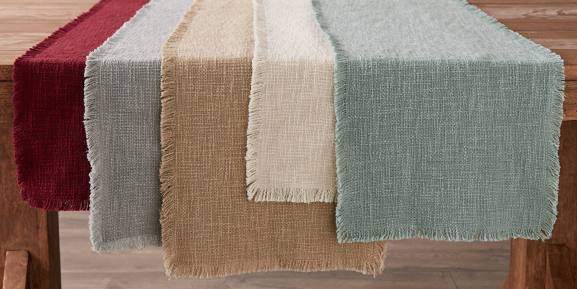 Chino Fringe Table Runner - Table Runners