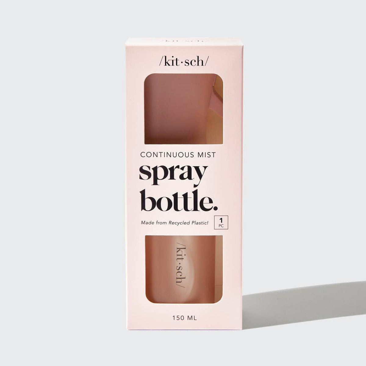 Recycled Plastic Fine Mist Spray Bottle Hair Skincare Terracotta Compact