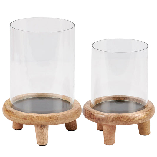 Hurricane Candle Holder Set -