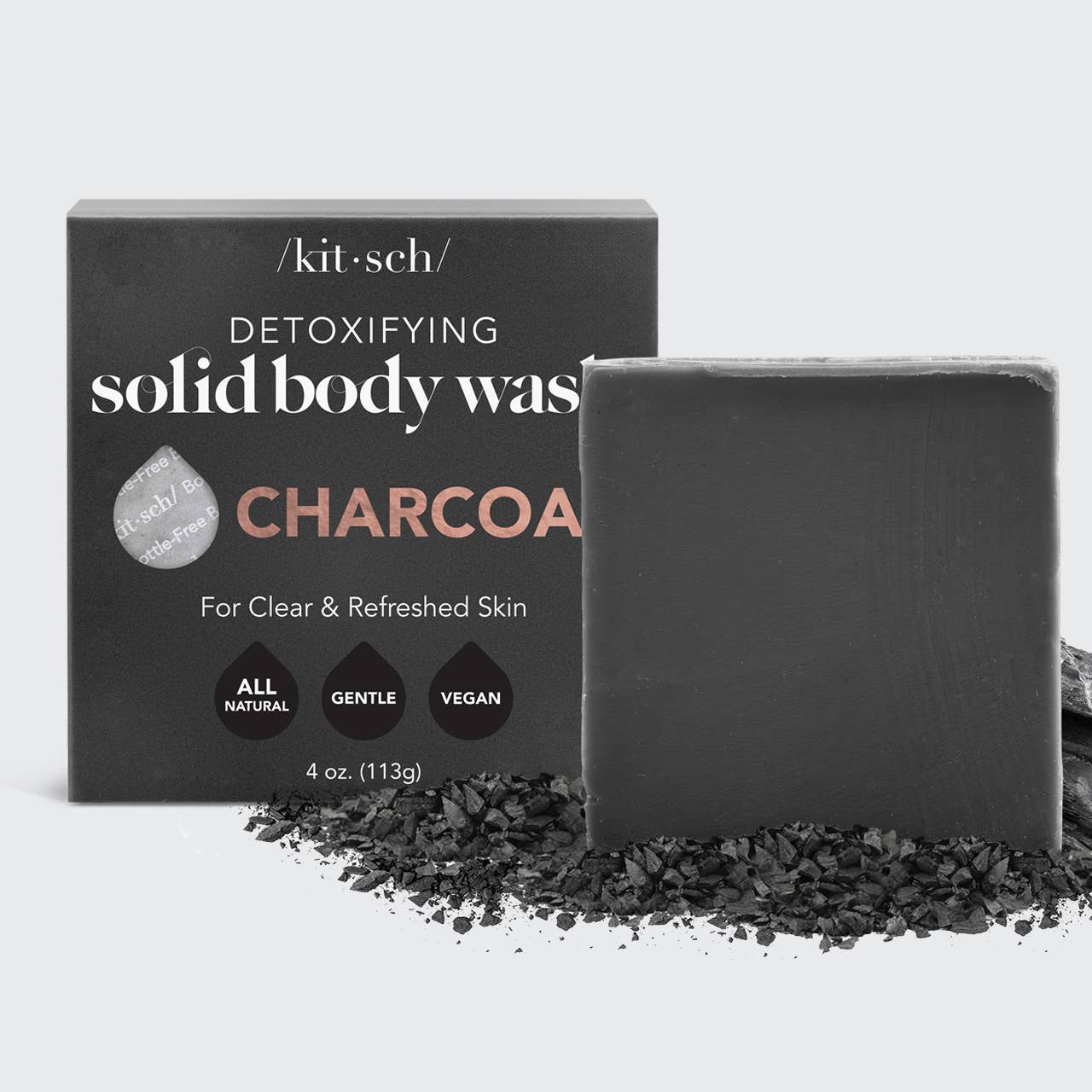 Charcoal Detoxifying Solid Body Wash -