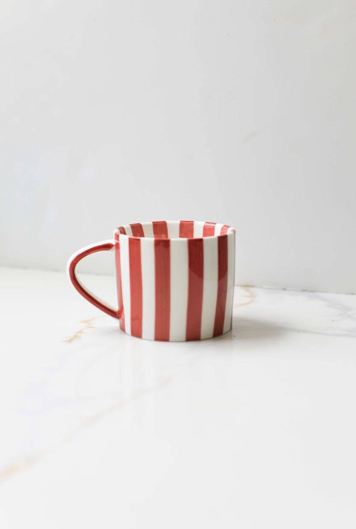 Simple Striped Mugs -