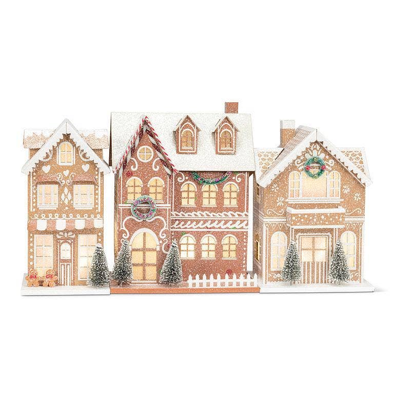Medium LED Light Gingerbread House -