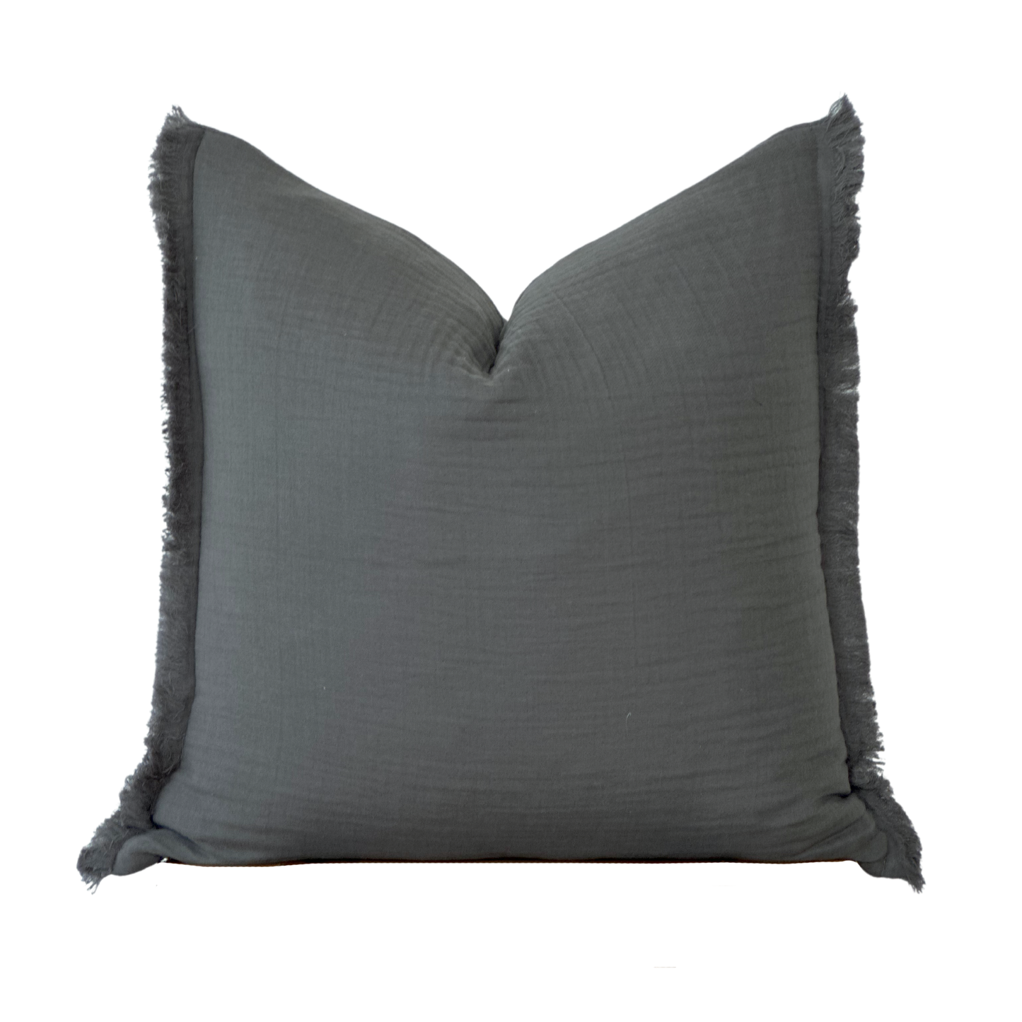 Gauze Fringe Pillow Cover -