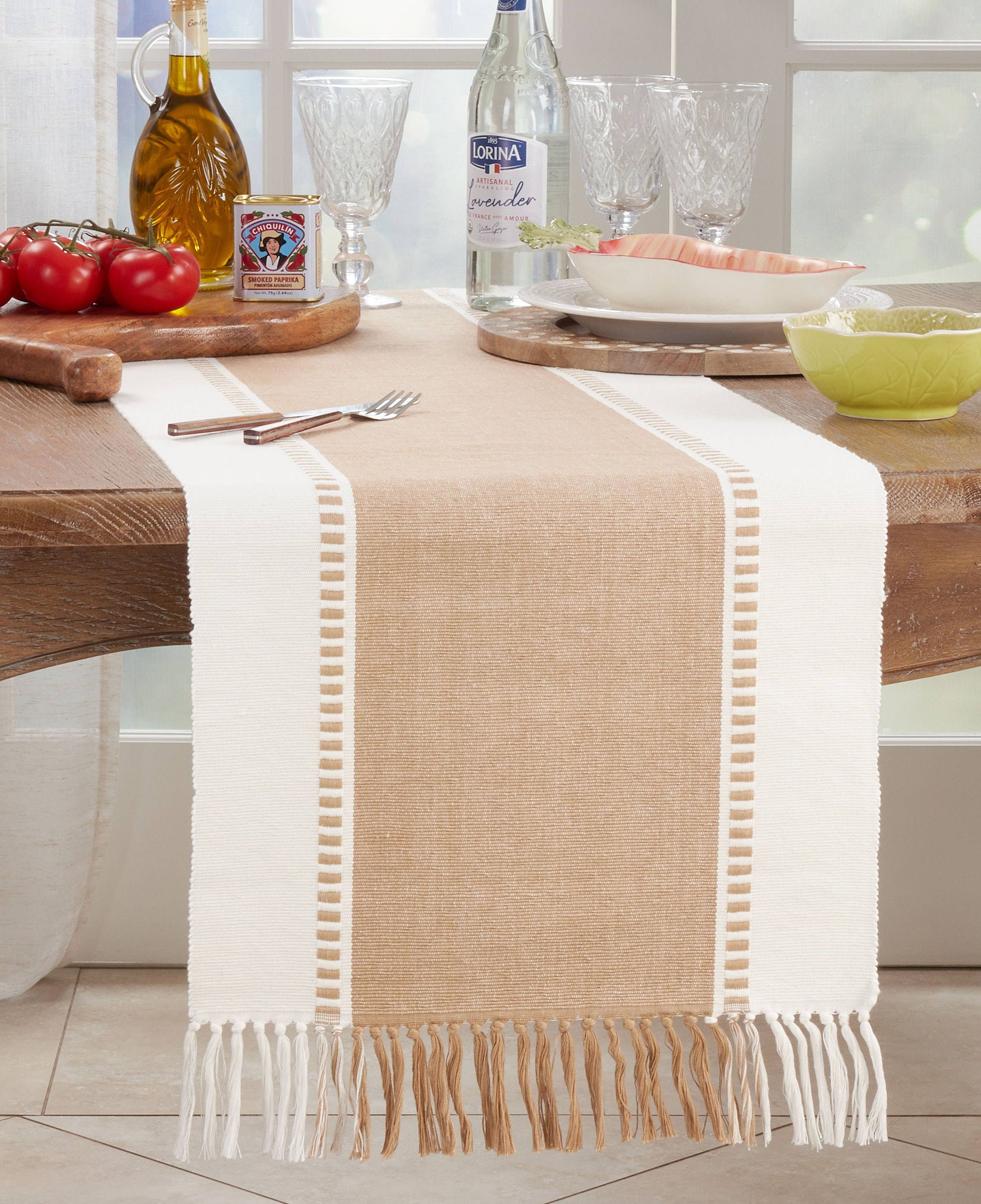 Stripe Runner - Natural Look and Feel - Table Runners