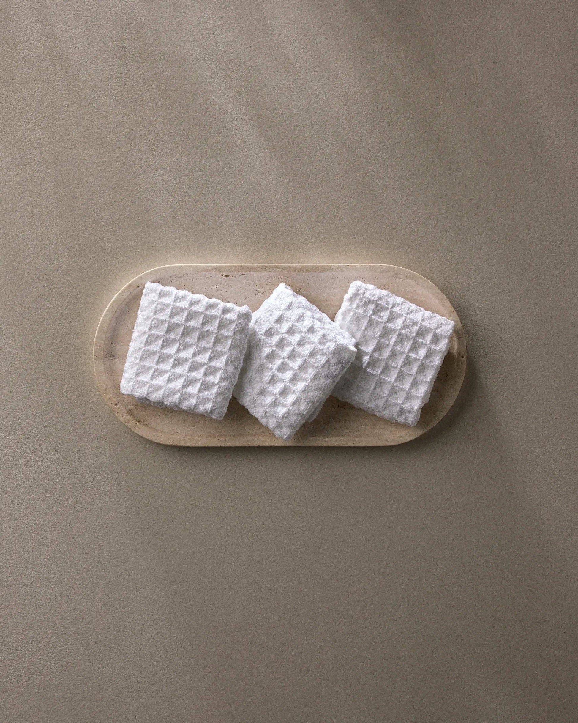 Cloud Waffle Washcloth Set - Washcloths