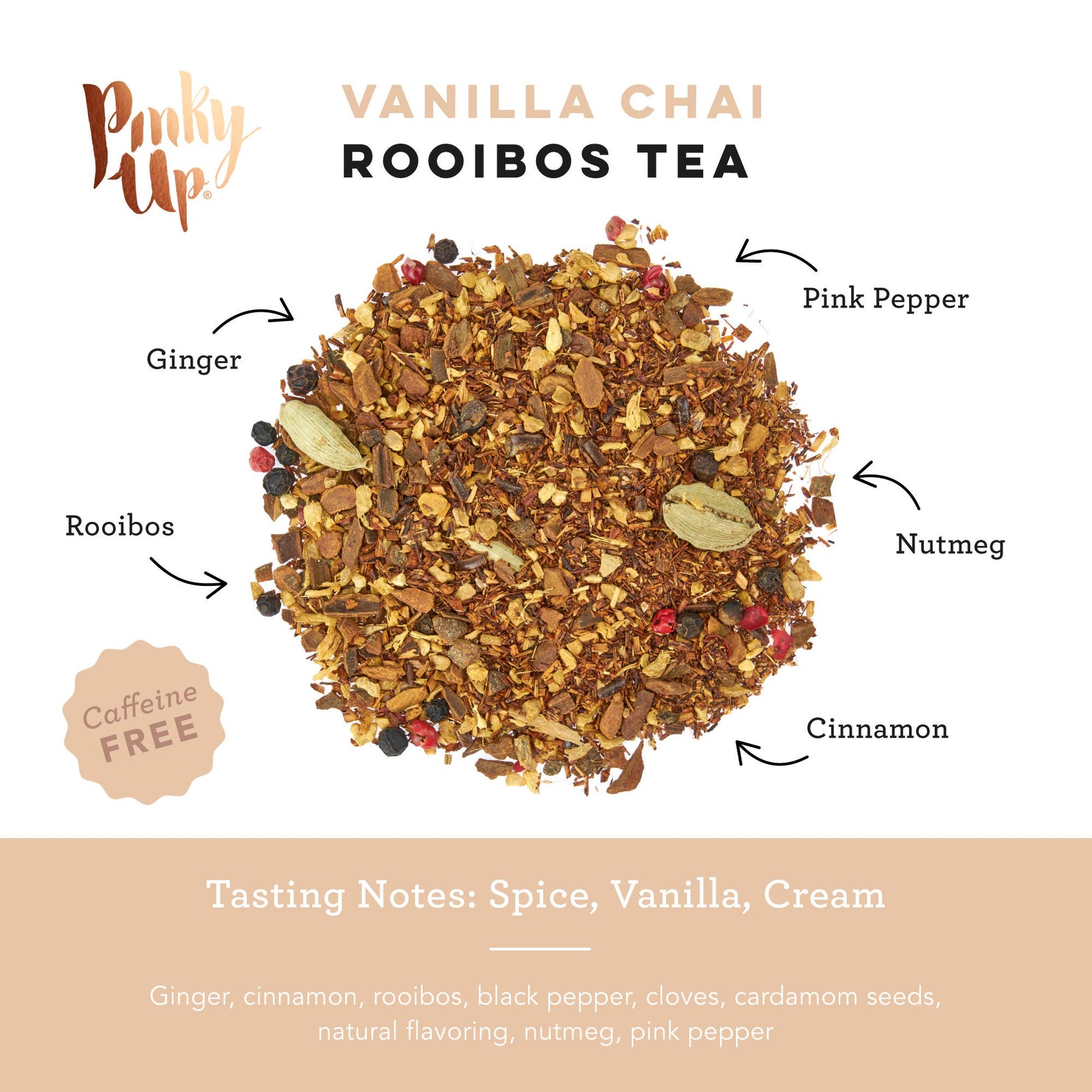 Vanilla Chai Rooibos Tea 15 Sachets - Tea