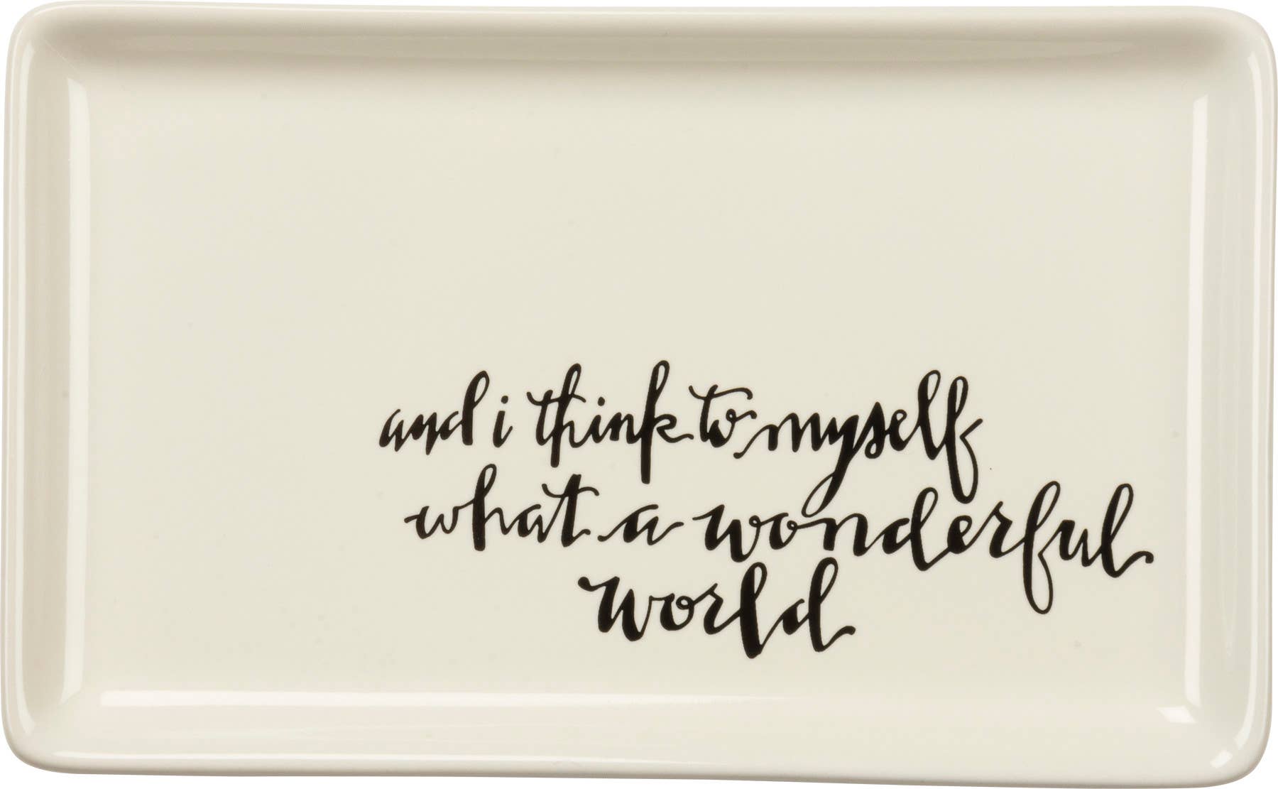 What A Wonderful World Vanity Tray -