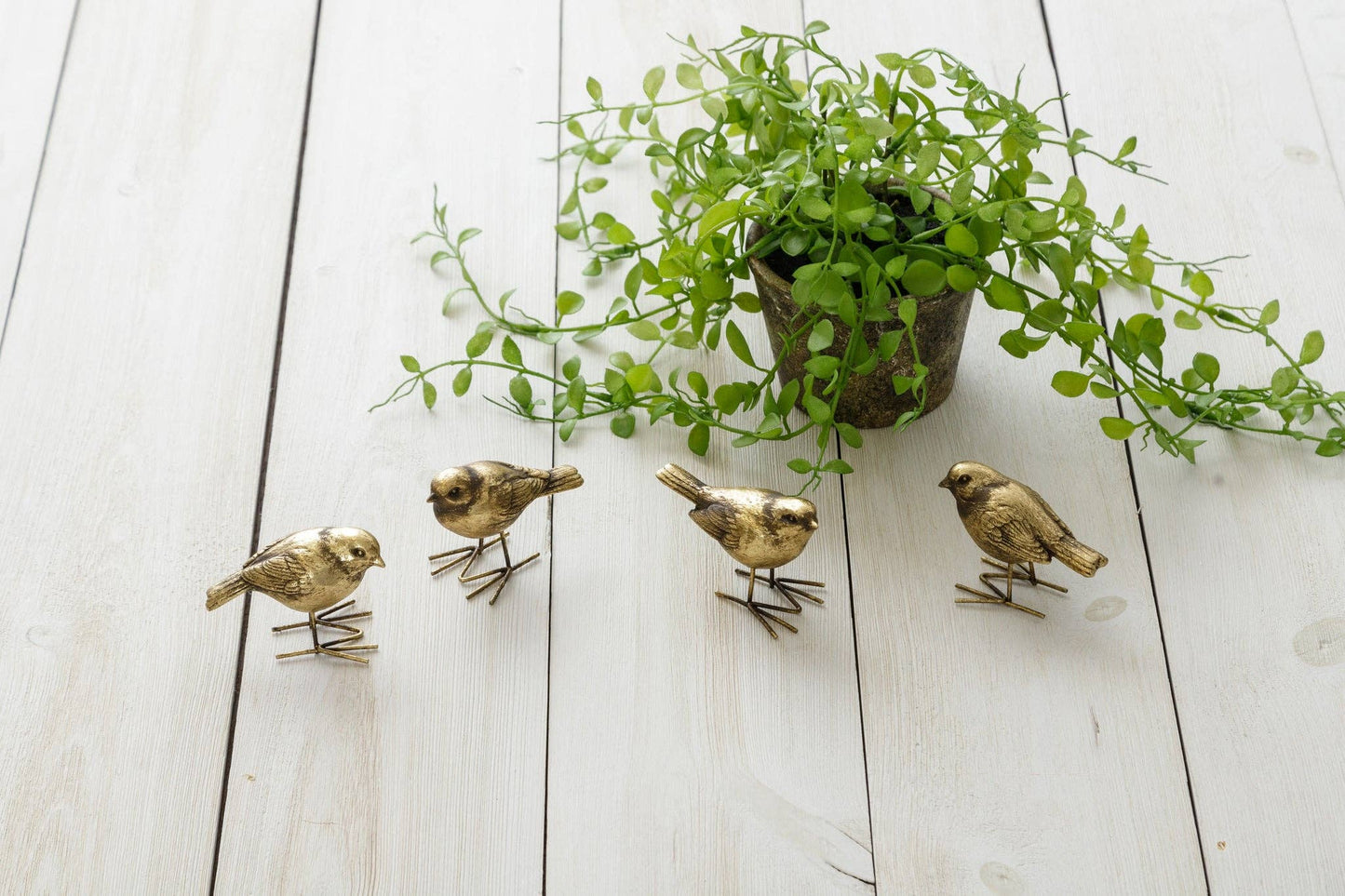 Brass Birds Figurines (Pk/02 Ast) -
